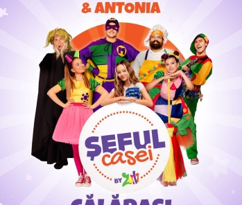 Gașca Zurli cu spectacolul „Șeful Casei”